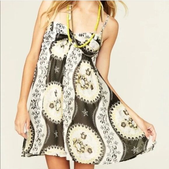 Free People Eternal Spring Twist Chiffon Dress - Size XS - Picture 1 of 10